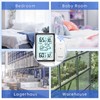 Geevon Large Display Digital Thermometer Hygrometer, Accurate Indoor Outdoor Temperature