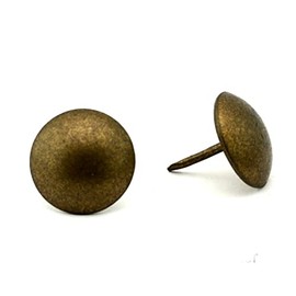 C.S. Osborne 100 Pcs 7/16" Dia. Natural Decorative Nail #7250-N Upholstery Tacks (5/8)