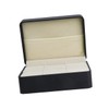 SHERCHPRY Black Cufflink Box Tie Bar Case Tie Clip Storage
