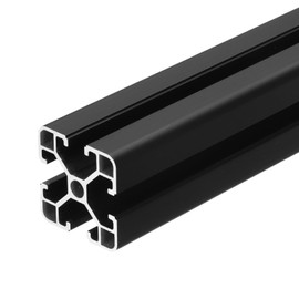 uxcell T Slot 4040 Aluminum Extrusion Profile European Standard 300mm x 40mm Anodized Black Linear Rail Extrusion Frame for 3D Printer, CNC, DIY