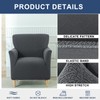Funda elástica para sillón de banquete de jacquard, 1 pieza,