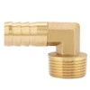 3/4 Inch Brass Barb Fittings 90 Degree Angle Male Thread