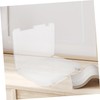 Sosoport 4pcs Portable File Storage Box Transparent Plastic Organizer for