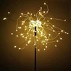 JJGoo Outdoor Solar Lights Firework, 2 Pack 120 LEDs Waterproof
