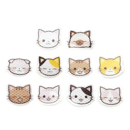 prendre PR-NEKOSEAL Cat Reflective Sticker Sticker Sticker Reflector Cute Bicycle Car Sticker Small Cat Reflective Material Sticker Car Supplies Triltos Cat Pheasant Tiger