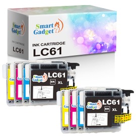 Smart Gadget 8 Pack Compatible Replacement Ink Cartridge LC61 LC 61 Colour | Use with MFC-790CW MFC-J630W MFC-490CW, MFC-495CW, MFC-J410W MFC-J615W MFC-5895CW Printers