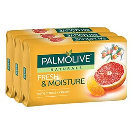 Palmolive Naturals Fresh & Moisture with Citrus & Cream Bar Soap - Pack of 6 (80g x 6) - Imported