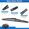 Rear Wiper Set for Toyota RAV4 2006-2012 Fits Highlander 2008-2013