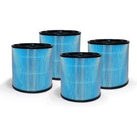 Nispira AP0601 Filter Replacement for AirTok Air Purifier AP0601-RF 2-in-1 True HEPA, 4 Packs