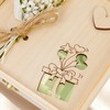 ALULU Regalo di denaro matrimonio - fieno bianco-verde