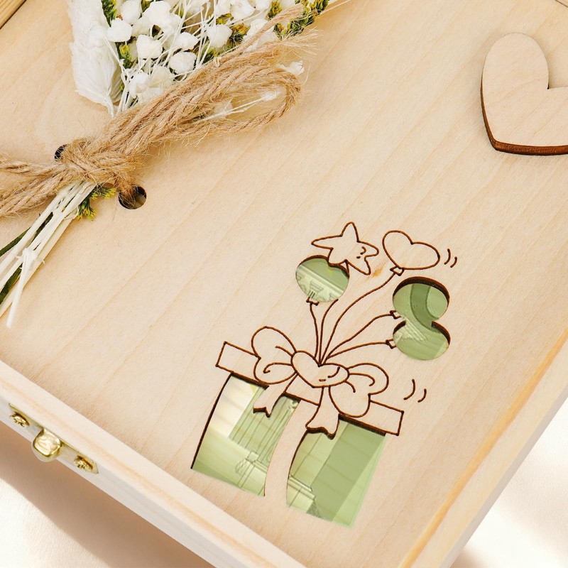 ALULU Regalo di denaro matrimonio - fieno bianco-verde