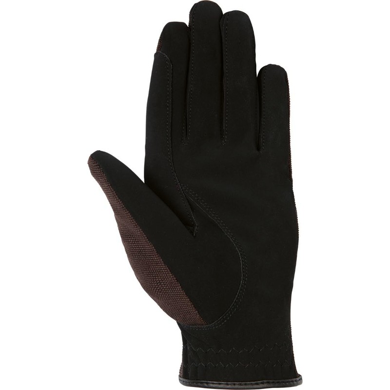 Riding Gloves Professional Nubuck Imitation Leather 9191 Black/Black 8