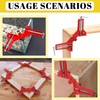Mardatt 4Pcs 90 Degree Right Angle Clip, Picture Frame Corner