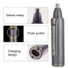 Rechargeable Electric Hair Trimmer Nose Hair Temples Remover Shaver