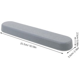 Beaupretty 2 Piezas Apoyabrazos de Silla de Baño Almohadillas Acolchadas para Reposabrazos de Silla de Ruedas de Repuesto Ajustable para Uso la Oficina Hogar