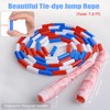 Fezog 2 Pcs Bead Jump Rope for Kids Adults, Beaded