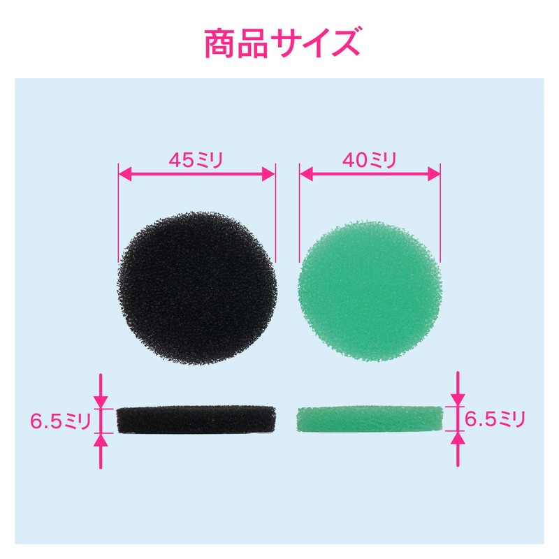 Gaona GA-LB010 Bath Water Filter, Internal Parts Only, Green, Black,