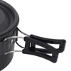 Camping Cookware Portable Nonstick Pot and Pan Set with Kettle