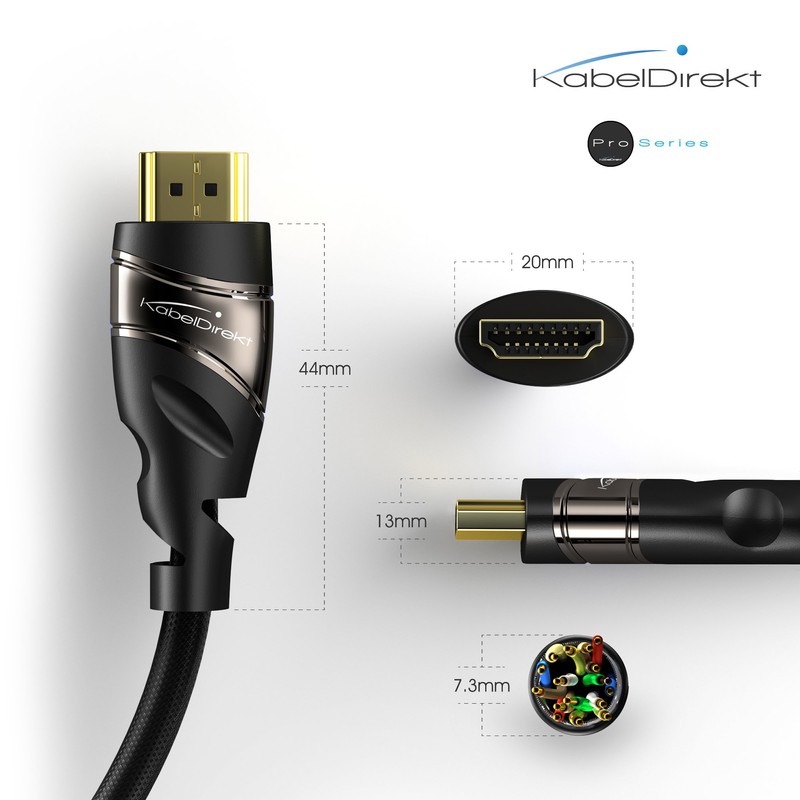 KabelDirekt HDMI Cable Pro Series HDMI cable