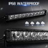 Autofeel 8 inch Led Light Bar, 30W 3100LM Spot Lights,