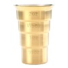 Barfly M37109GD Drink Jigger, 2 oz, Gold w/Out Handle