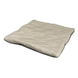 GIRAFFENLAND Inlett Organic Quilted Fabric Approx. 40 x 40 cm with Zip – Cover Ideal for Filling Cushions – Lining = Empty Cushion Cover Organic Cotton, Three Layers, Very Thick