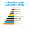hand2mind Wooden Cuisenaire Rods with Trays, Math Manipulatives, Montessori Math