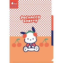 Furukawa Paper Sanrio Sanrio Characters Fruit Market, Clear File, B5, 3 Pockets, Pochacco SS46