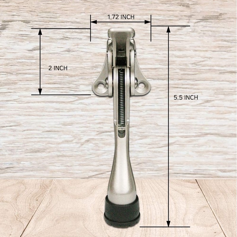 CG PLUS Door Stopper, One-Touch semi-Automatic Metal Door Stopper, with