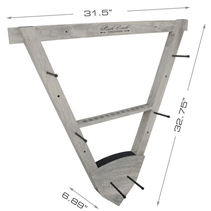 Rush Creek Creations 3 Bow 12 Arrow Wall Rack