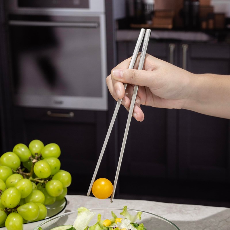 Boundless Voyage Titanium Chopsticks Ultralight & Reusable Cutlery Dishwasher Safe