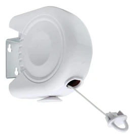 JVL 12M Outdoor Wall Mountable Retractable Clothes Line