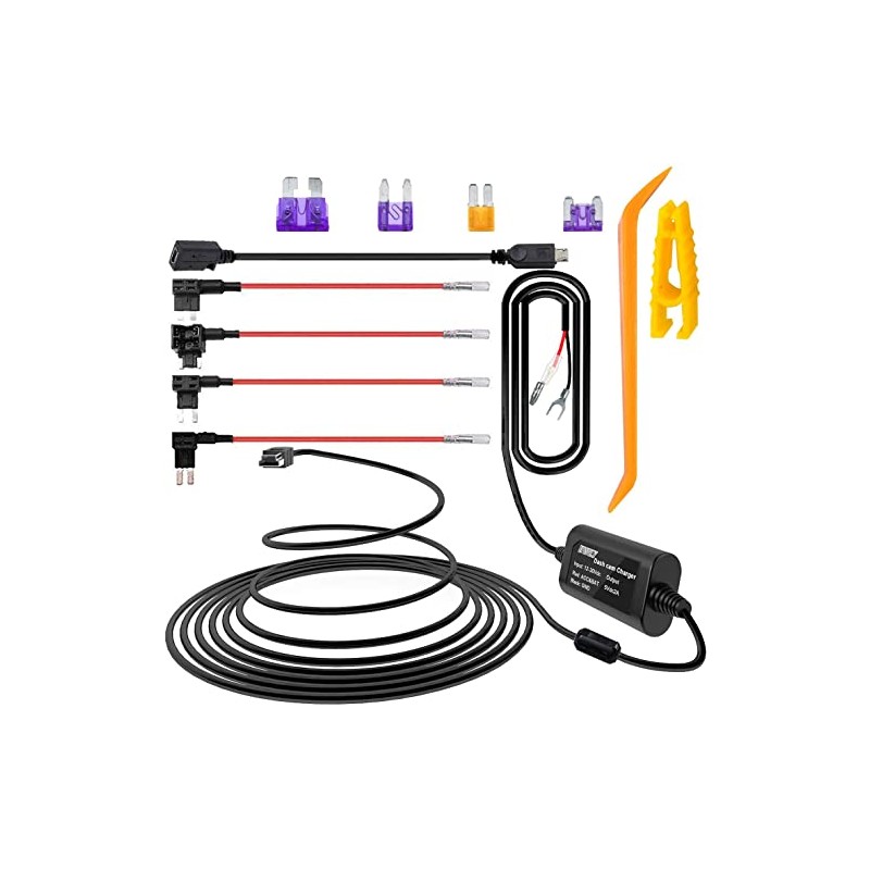 FOCUWAY Hard Wire Kit for M5 Model Dash Cam