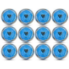 Vizari Soccer Ball for Kids & Youth - Durable Synthetic Leather & Thread-Wound Rubber Bladder - Vibrant Eye-Catching Design Perfect for Outdoor Play & Football Trainings