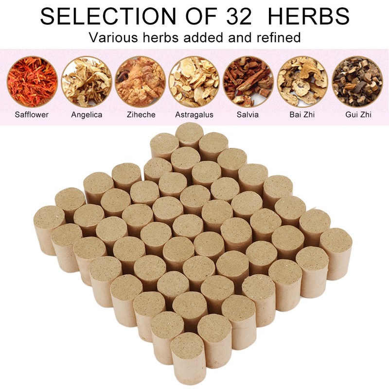 54pcs Five Years Moxa Stick Chinese Traditional Moxibustion Roll Health