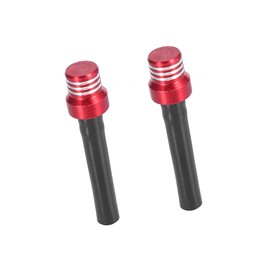 A ABSOPRO 2pcs Universal Gas Fuel Tank Cap Vent Hose for ATV Dirt Bike Red Item Replacement