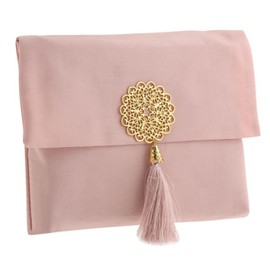 Prien Muslim Prayer Mat with Prayer Beads for Women Men, Gifts Bayram, Ramadan, Carpet Prayer Islam, Prayer Mat Set, Islamic Prayer Mat, Seccade Namaz, Muslim Mat (Pink)