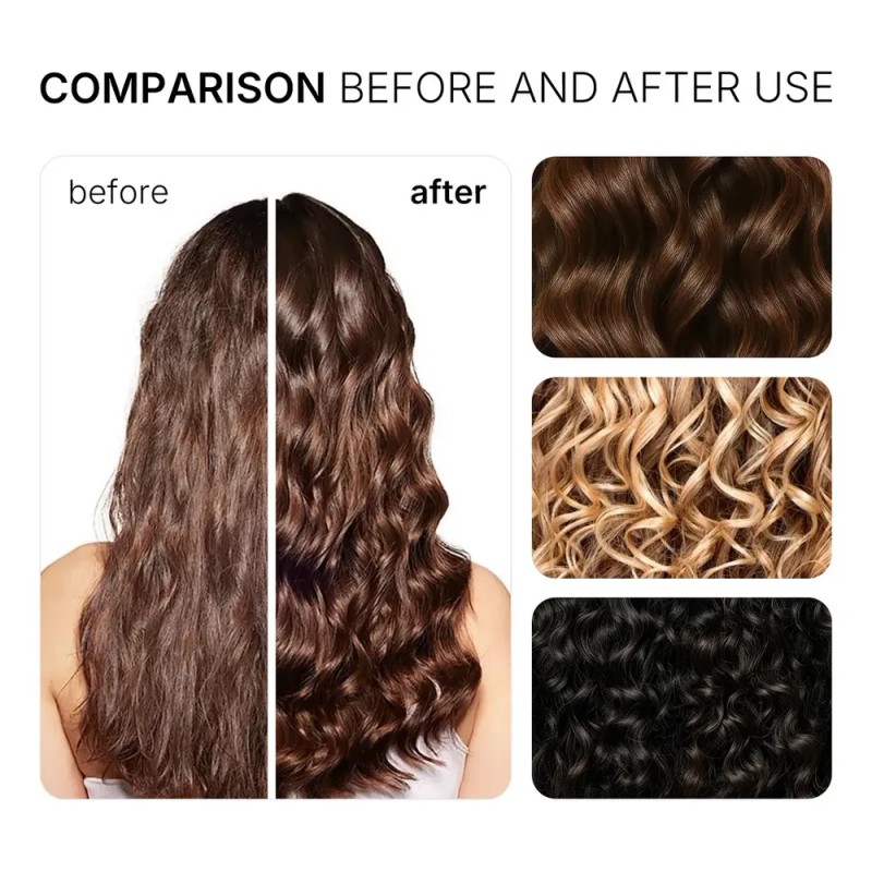 Karseell Crema Definidora De Rizos Anti Frizz + Aceite 2en1