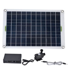 Kit de Bomba de Agua Solar 50W Bomba de Agua de Energía Solar Panel de Bomba de Estanque Solar 800L / H 12V para Jardín