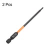 sourcing map 2pcs H2 Hex Head Drill Bit Wrench 2mm