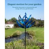 Cyan Oasis 91 inch Wind Spinners Outdoor - Extra Large
