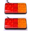 Buding 2 x 12V LED Rear Tail Stop Light Indicator