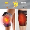 2PCS Heated Knee Brace Wrap with Massage, 3-in-1 Massager Shoulder