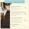 Dark Brown 2x3 Washable Entry Rug, Throw Small Rugs for