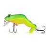Cabo Diving Hard Plastic Frog Lure Fishing Bait, Dark Green