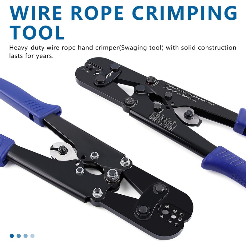 Zhushan Wire Rope Crimper Tool Kit - Wire Rope Crimper