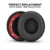 Ear Pads for Beats Headphones, Replacement Memory Foam Leather-Covered Ear