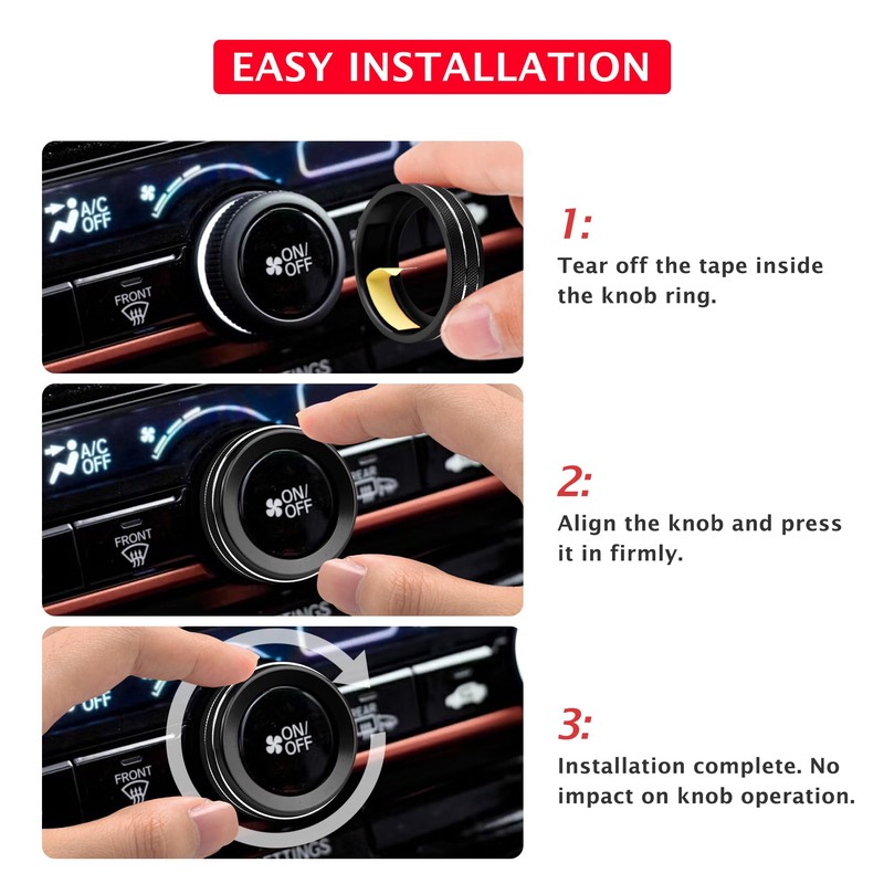 for 2023-2025 Honda Pilot & 2026 Passport Accessories, 3pcs Aluminum