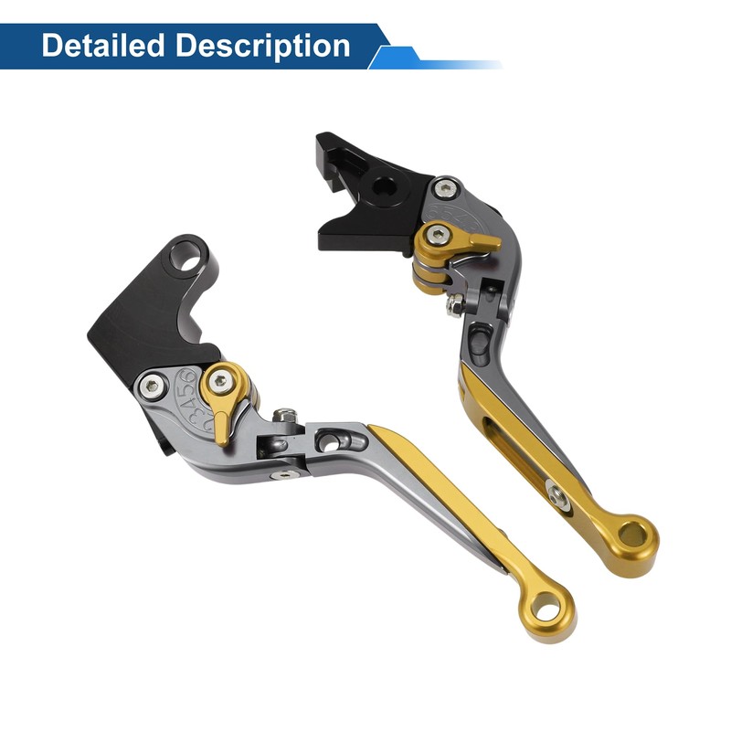 A ABSOPRO Long Short Brake Clutch Levers for Yamaha YZF
