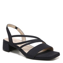 LifeStride Womens Joy 2 Strappy Heeled Sandal, Lux Navy, 8 Wide US